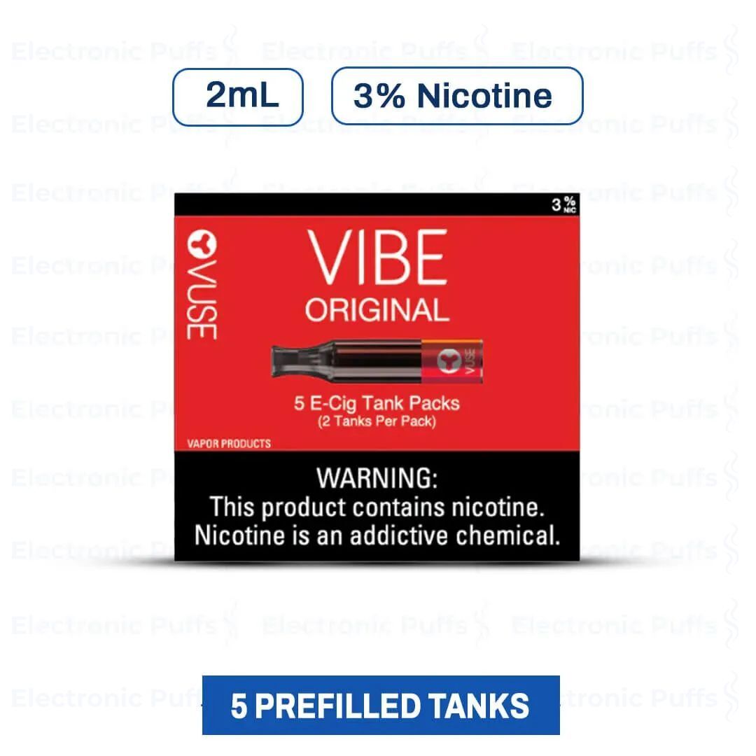 Vuse Vibe Tank Refill – Original – Box of 5