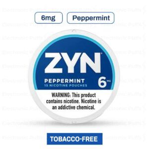 ZYN Peppermint 6MG – 5 Can Roll