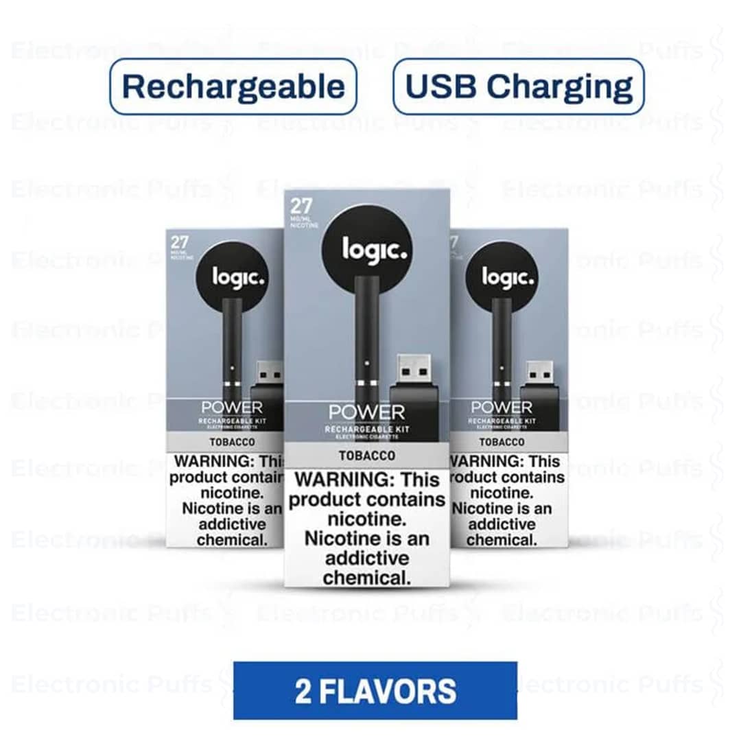 Logic Power Series Rechargeable Starter Kits Box Of 5