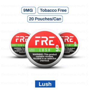 FRE Lush 9MG Nicotine Pouches - 5 Can Roll