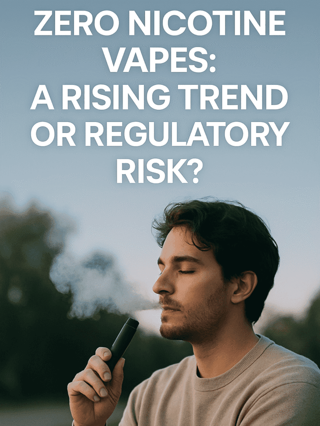 Zero Nicotine Vapes: A Rising Trend or Regulatory Risk?