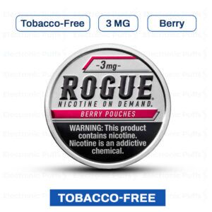 Rogue Berry 3MG Nicotine Pouches – 5 Can Roll