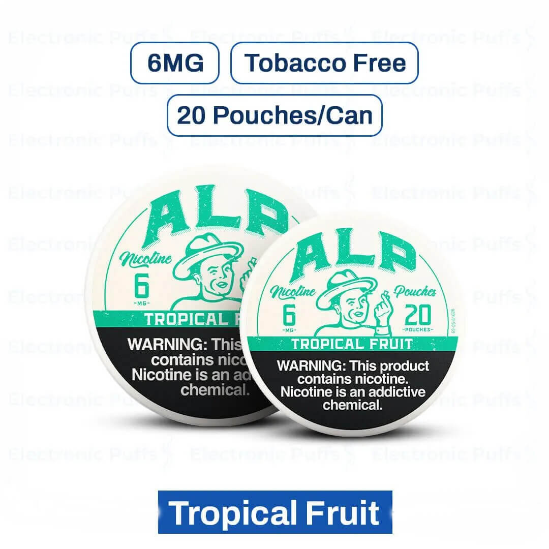 ALP Tropical Fruit 6MG Nicotine Pouches – 5 Can Roll