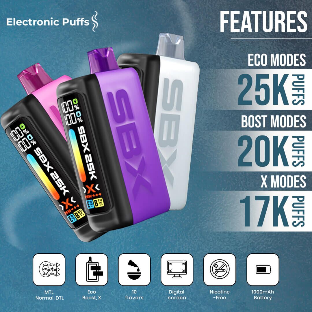 SBX Metatine 25000 Puffs Disposable