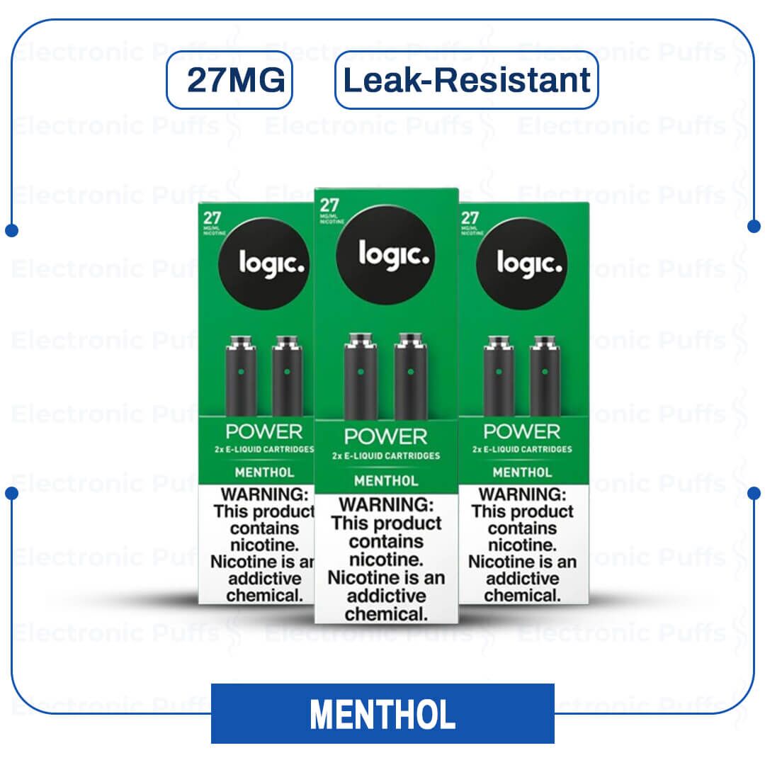 Logic Power Cartridges Menthol 2 PK – BOX of