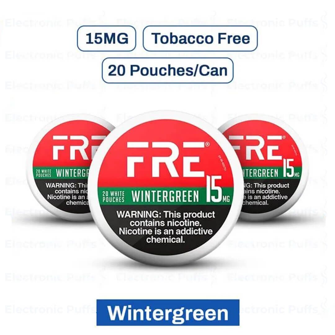 FRE Wintergreen 15MG Nicotine Pouches