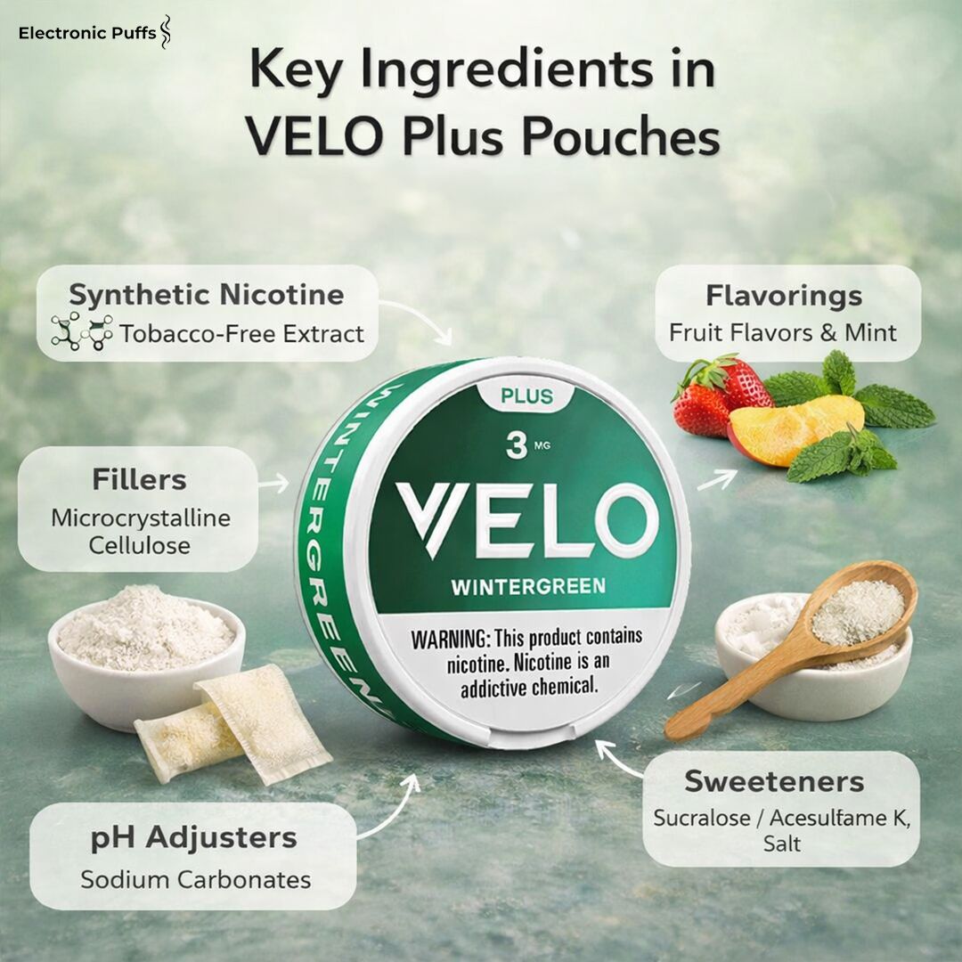 Velo Plus Wintergreen 3MG Nicotine Pouches