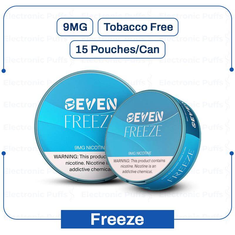 Seven Nicotine Pouches - Freeze - 9MG