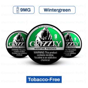 Grizzly Wintergreen 9MG Nicotine Pouches – 5 Can Roll
