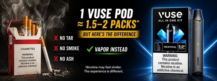 1 vuse pod difference