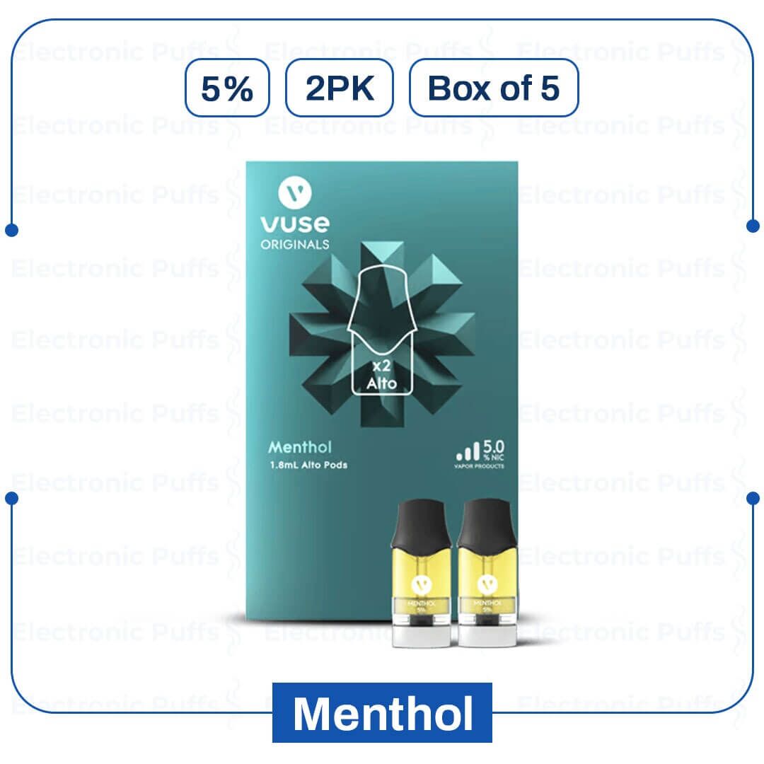 Vuse Alto Menthol Pods 5.0% - 2PK - Box of 5