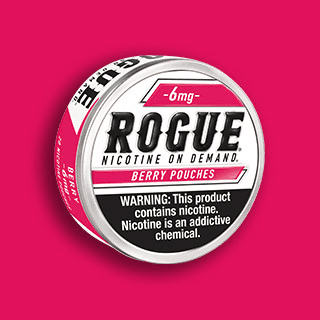 Rogue Berry 3MG Nicotine Pouches – 5 Can Roll - Image 2