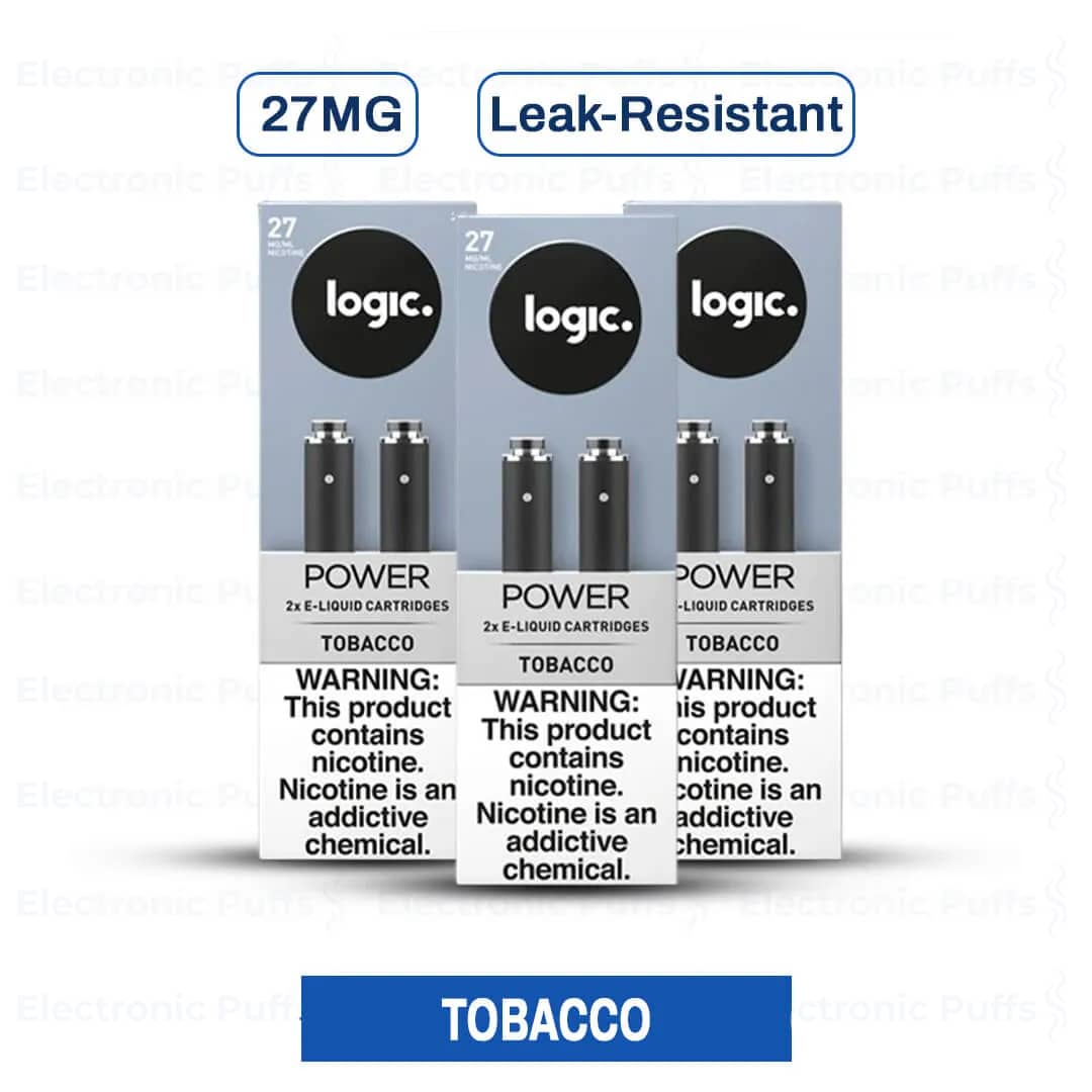 Logic Power Cartridges Tobacco 2 PK – Box of 10
