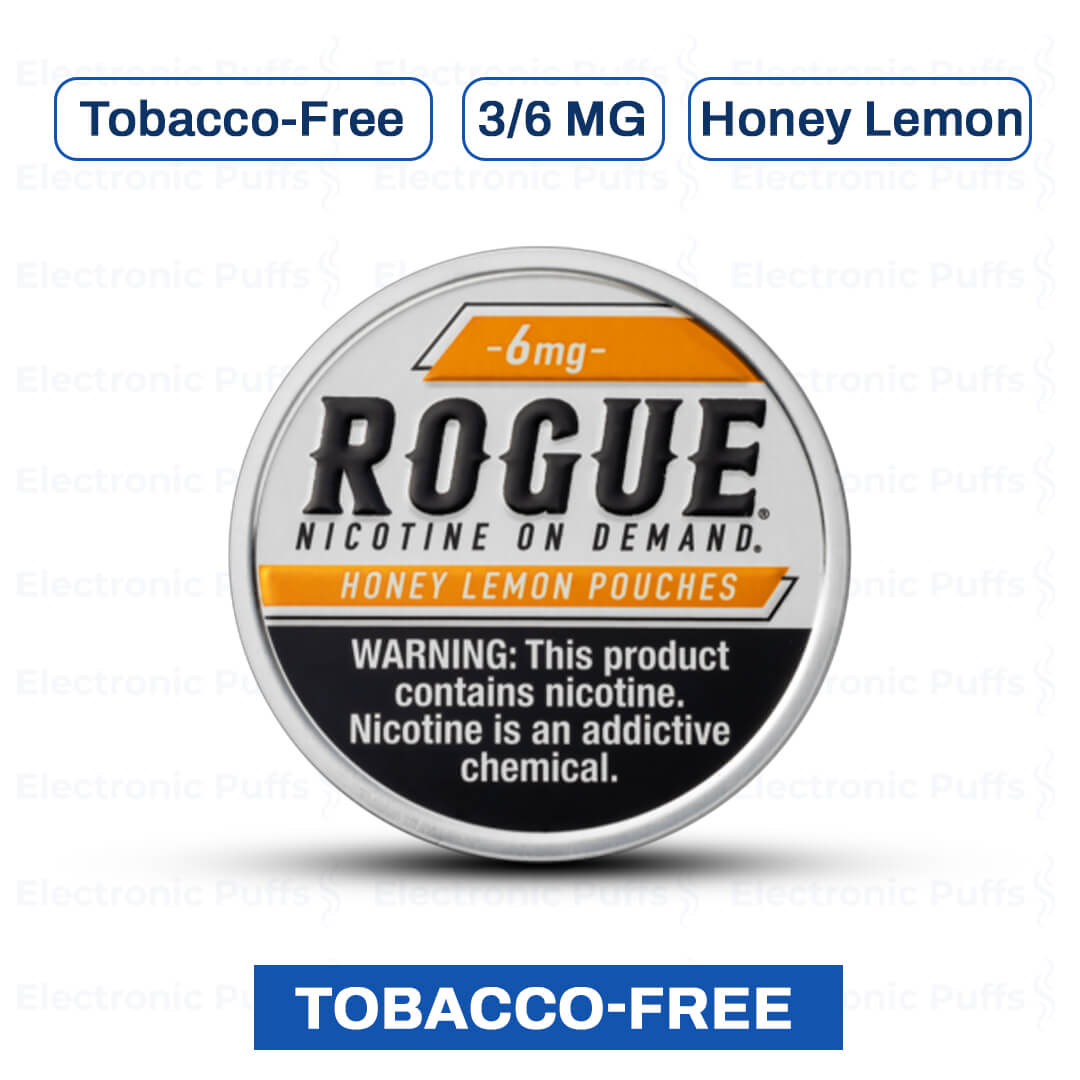 Rogue Honey Lemon Nicotine Pouches – 5 Can Roll