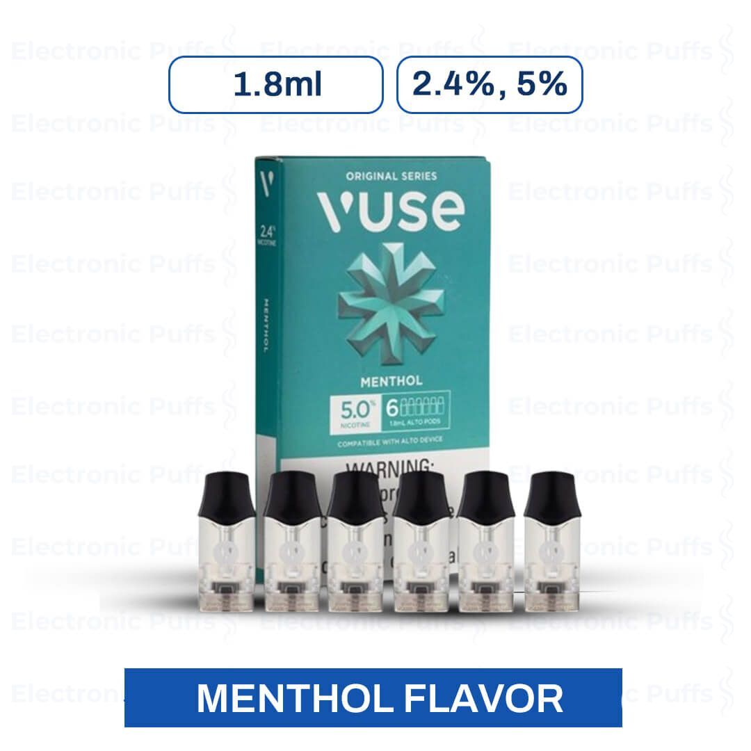 Vuse Alto Menthol Pods 6PK – Box of 5