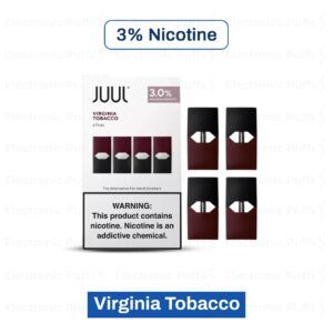 Juul Virginia Tobacco Pods 3% - 4PK