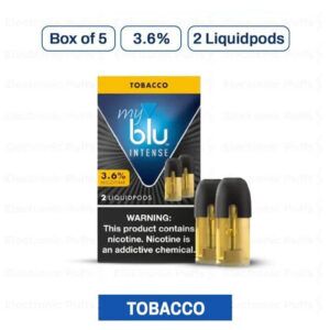 MY BLU Intense Tobacco 3.6% Liquidpods – Box of 5