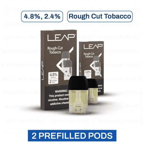 Leap Pods Rough Cut Tobacco – 3ML – 5PK/Box