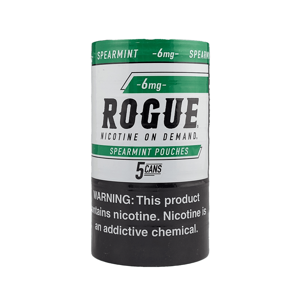 Rogue Spearmint Nicotine Pouches – 5 Can Roll - Image 2