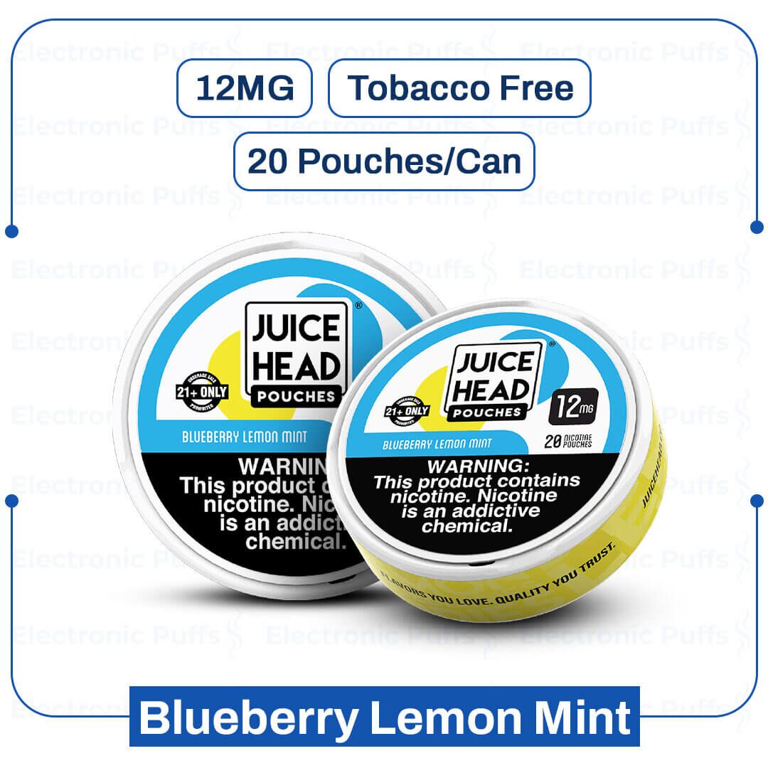 Juice Head Blueberry Lemon Mint 12MG – 5 Can Roll