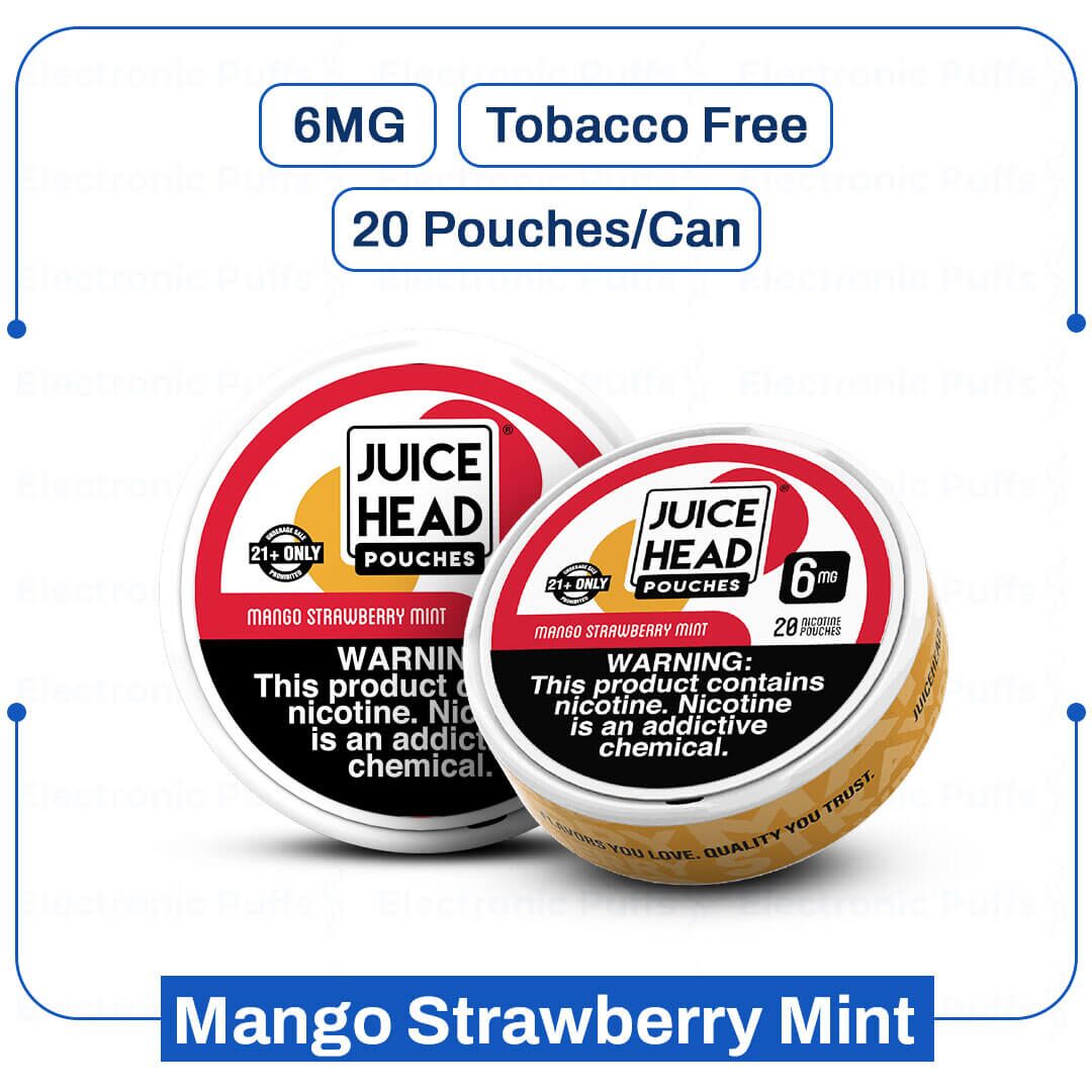 Juice Head Mango Strawberry Mint 6MG – 5 Can Roll