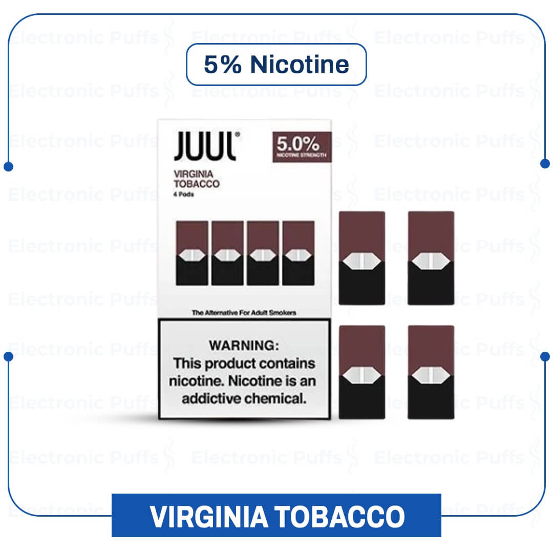 Juul Virginia Tobacco Pods 5% - 4PK