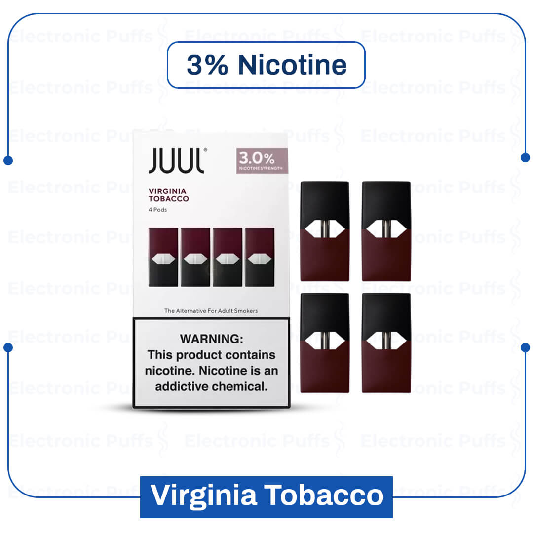 Juul Virginia Tobacco Pods 3% - 4PK