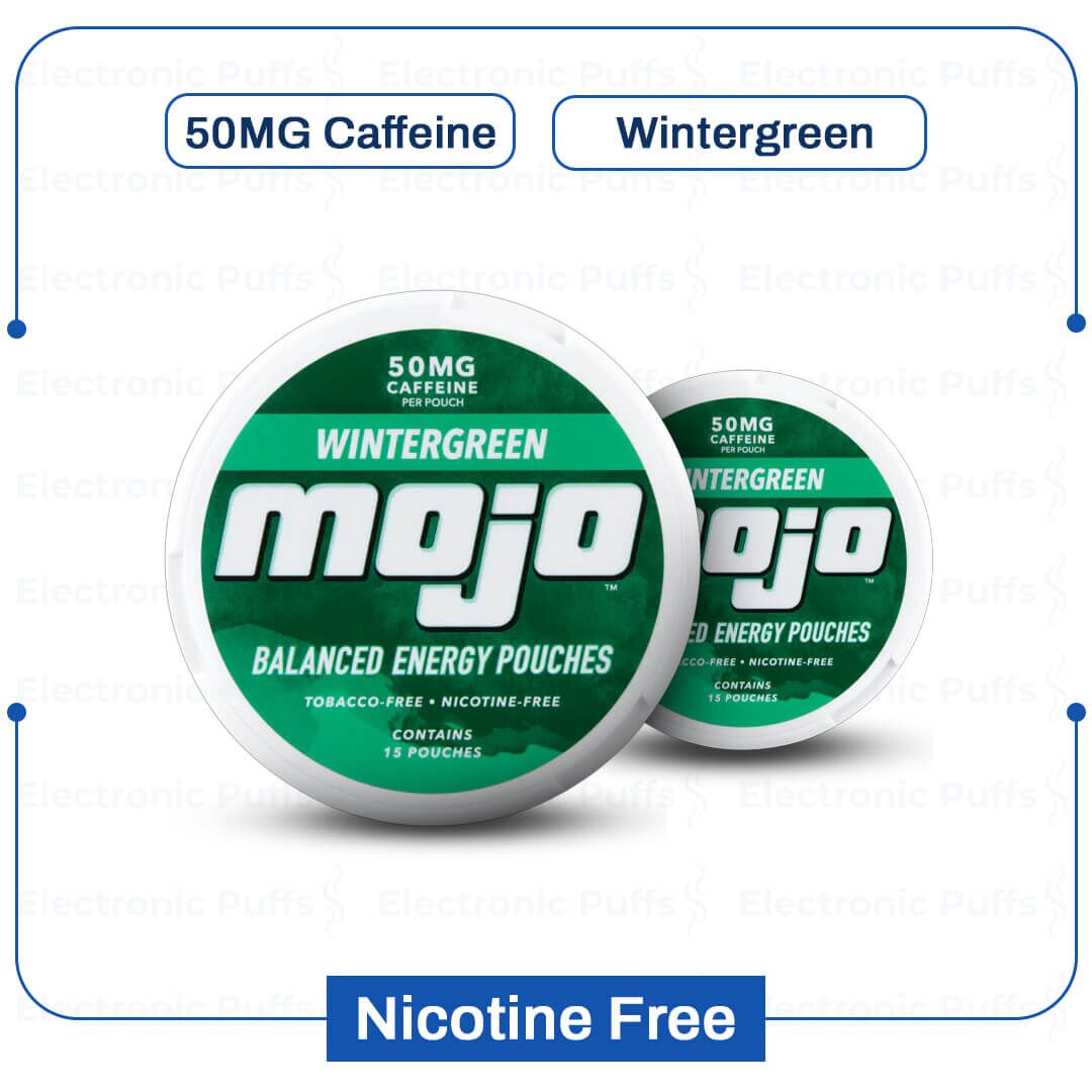 Mojo Caffeine Energy Pouches – Wintergreen