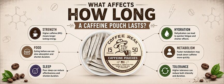 What Affects How long a Caffeine Pouch Lasts