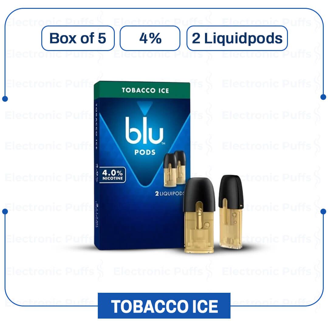 MY BLU Tobacco Ice 4% Liquidpods – Box of 5