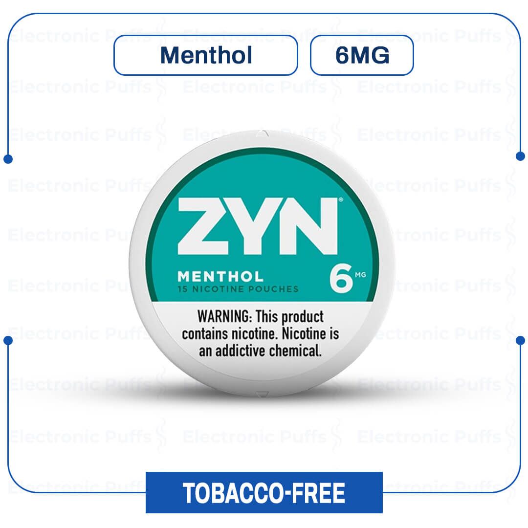 ZYN Menthol Nicotine Pouches - 6MG