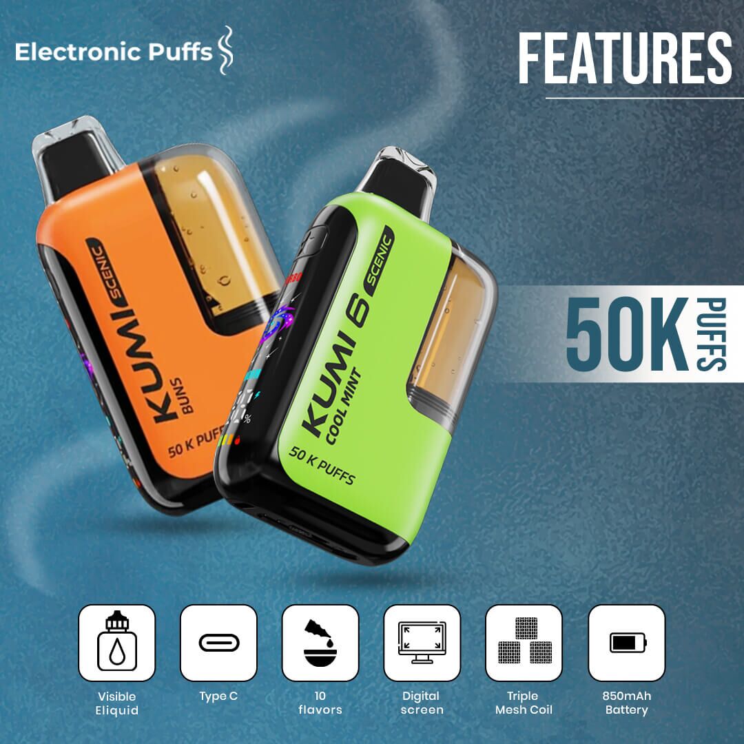 Kumi Scenic 50K Puffs Disposable
