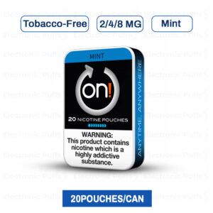 On! Mint Mini Dry Nicotine Pouches – 5 Can Roll