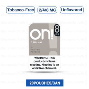 On! Original Mini Dry Nicotine Pouches – 5 Can Roll