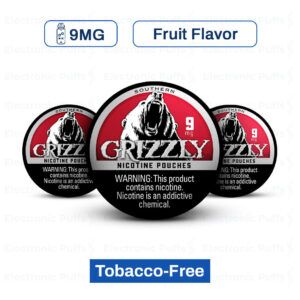 Grizzly Southern 9MG Nicotine Pouches – 5 Can Roll