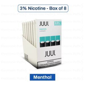 Juul Menthol Pods 3% 4PK - Box of 8