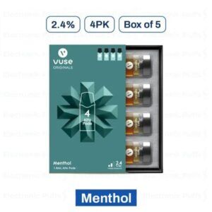 Vuse Alto Menthol Pods 2.4% - 4PK - Box of 5