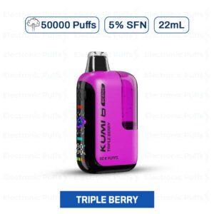 Kumi Scenic 50000 Puffs Triple Berry Disposable Vape – 5PK