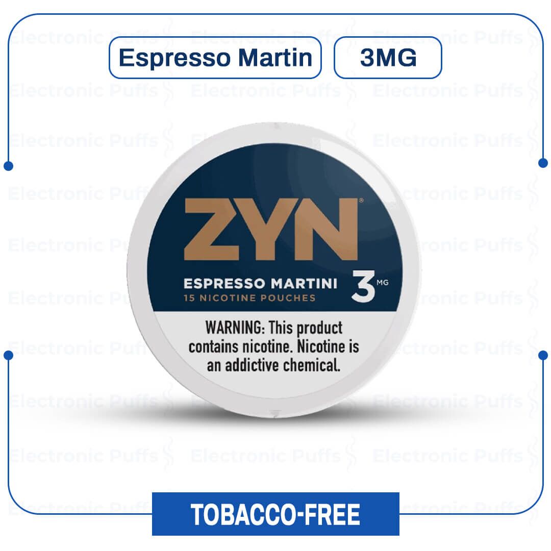 Zyn Espresso Martin 3mg - 5 Can Roll