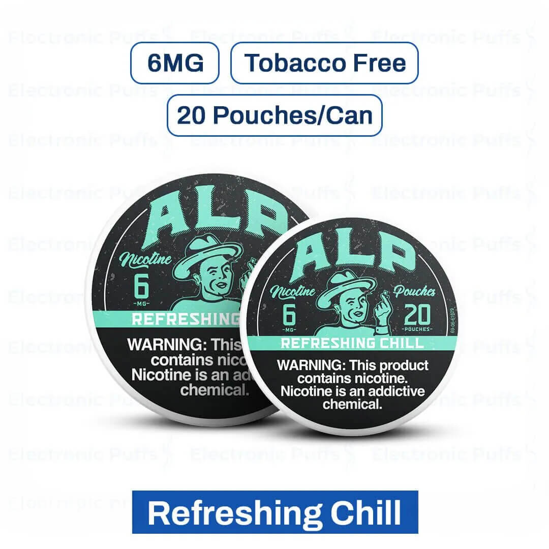 ALP Refreshing Chill 6MG Nicotine Pouches – 5 Can Roll