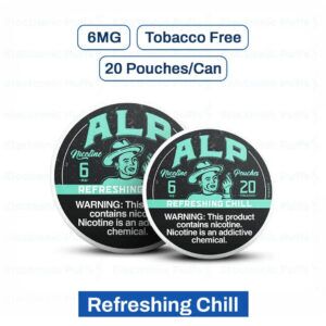 ALP Refreshing Chill 6MG Nicotine Pouches – 5 Can Roll