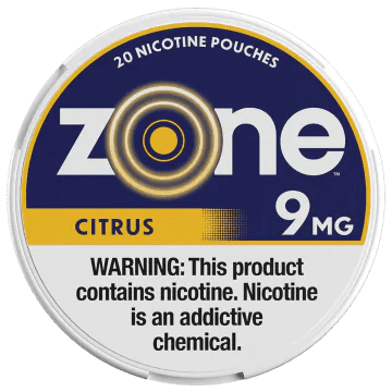 zone Citrus 9mg 5 rolls