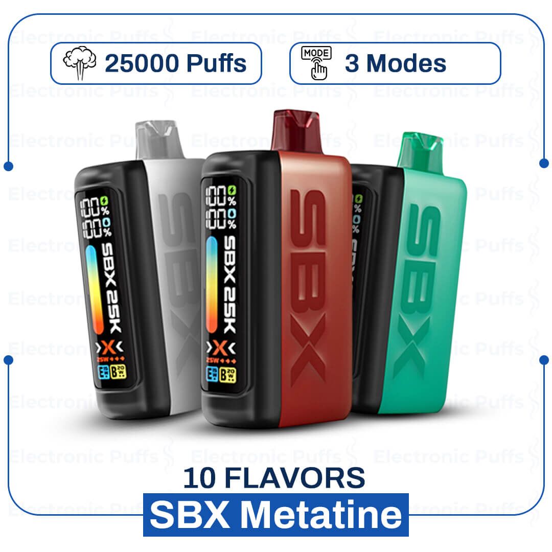 SBX Metatine 25000 Puffs Disposables Vapes - by Box