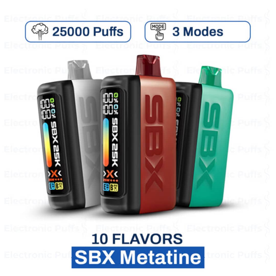 SBX Metatine 25000 Puffs Disposable Vape – 5PK