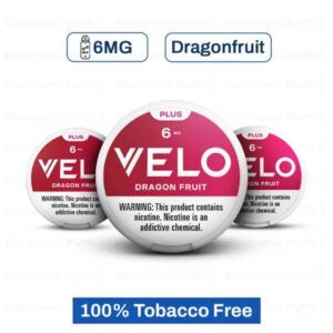 Velo Plus Dragonfruit 6MG Nicotine Pouches – 5 Can Roll