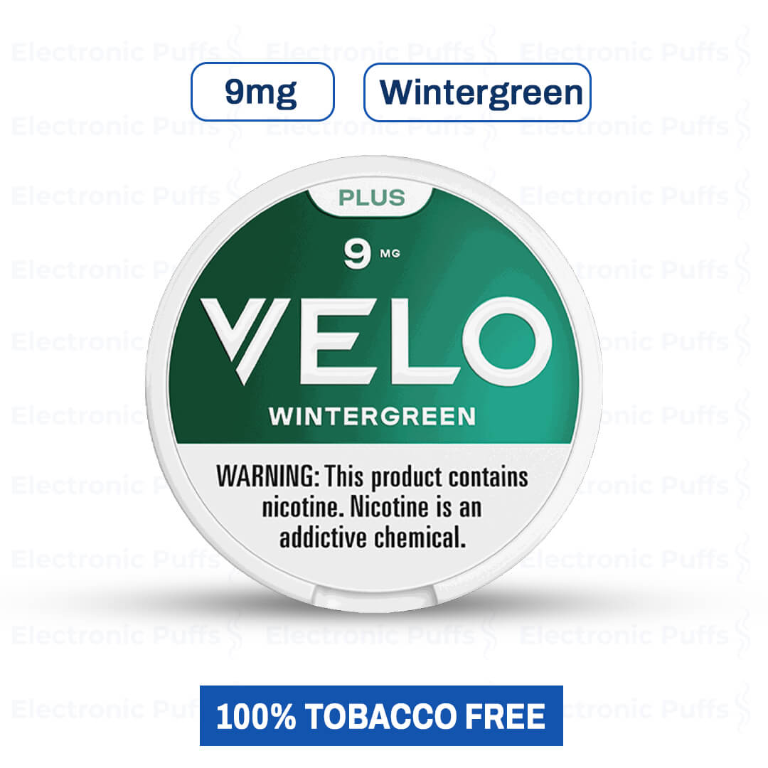 Velo Plus Wintergreen 9MG Nicotine Pouches