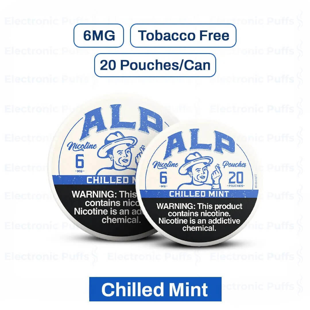 ALP Chilled Mint 6MG Nicotine Pouches – 5 Can Roll