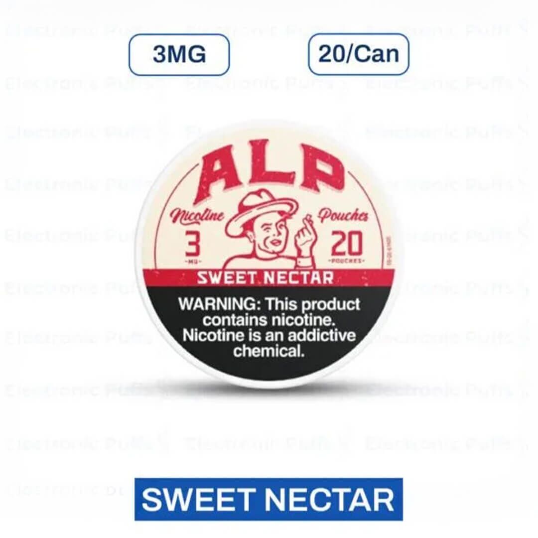 ALP Sweet Nectar 3MG Nicotine Pouches – 5 Can Roll