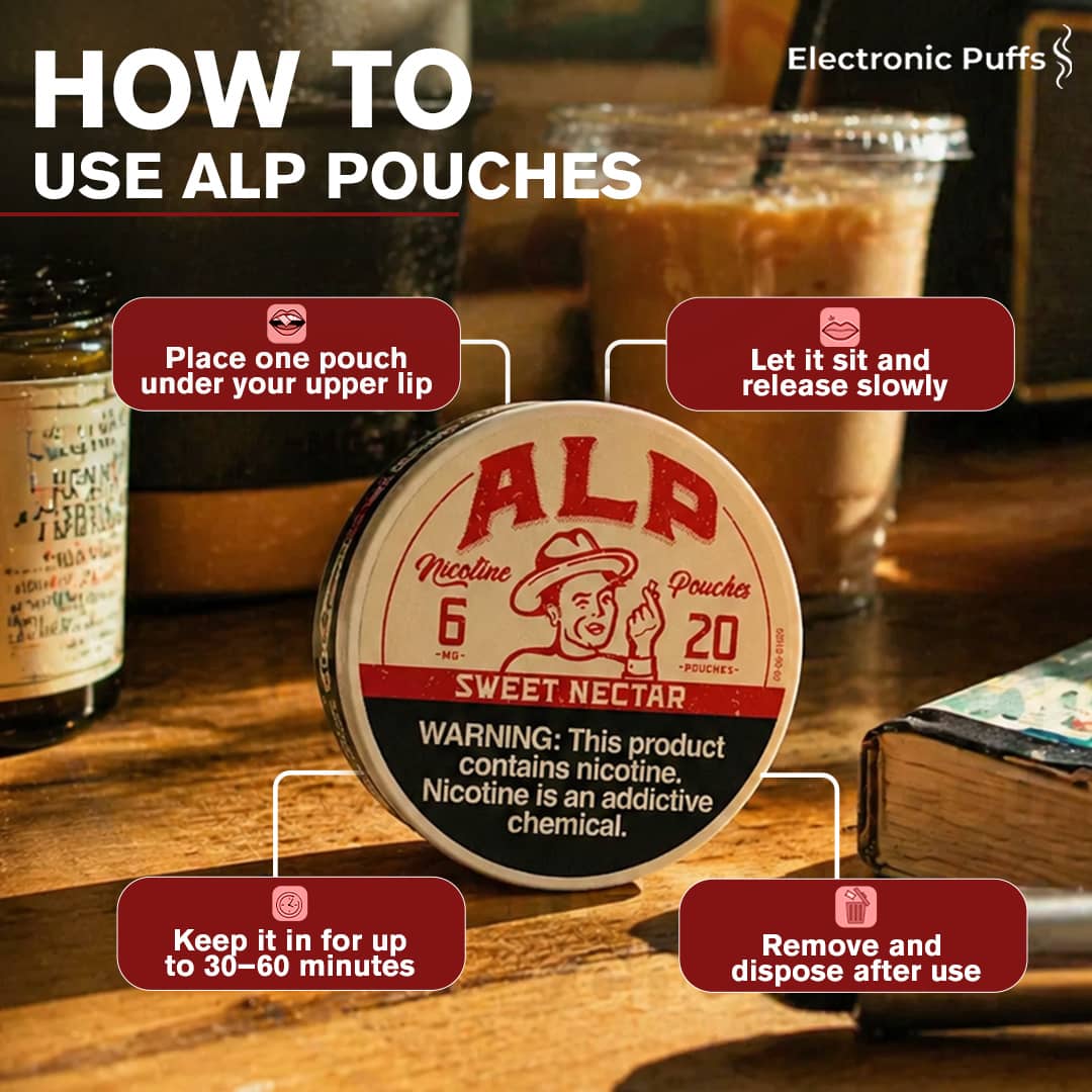 ALP Sweet Nectar 6MG Nicotine Pouches – 5 Can Roll