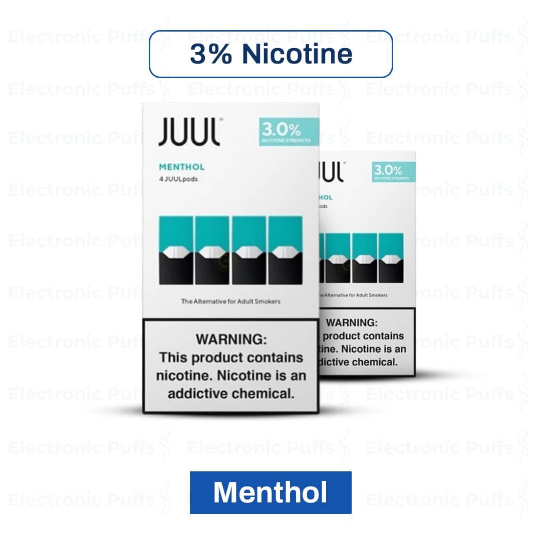 Juul Menthol Pods 3% – 4PK